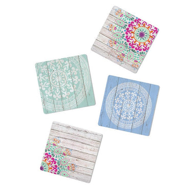 Mandala 4 Coasters Set